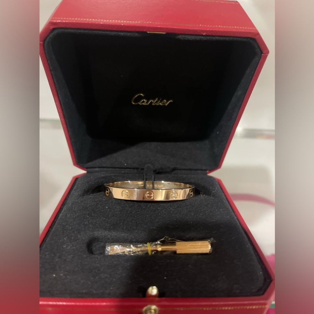 Authentic Cartier love bracelet